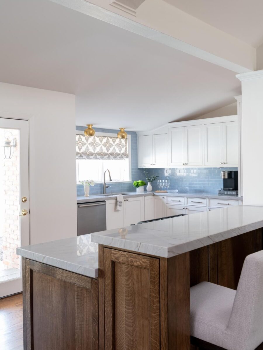 Photo of kitchen area after redesign