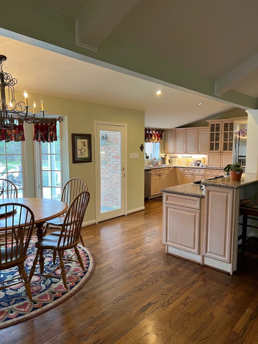 Photo of kitchen area before redesign